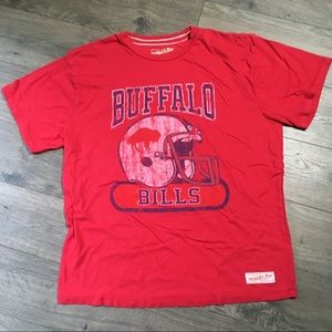 Buffalo Bills Mitchell & Ness XXL Red T Shirt NFL